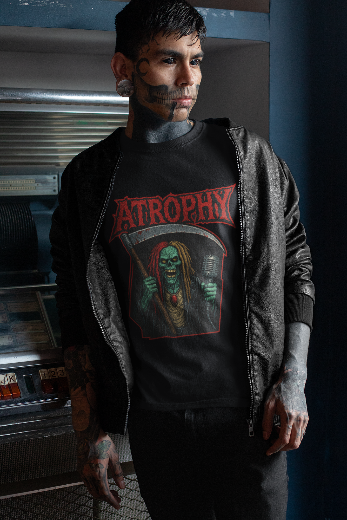 Atrophy Zombie Logo Unisex T Shirt