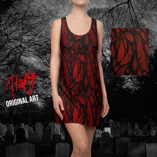 Atrophy Original Torn Muscle Painting Racerback Dress
